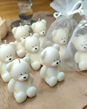 Mini Ayıcık Mum Hediyelik