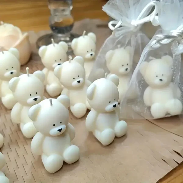 Mini Ayıcık Mum Hediyelik