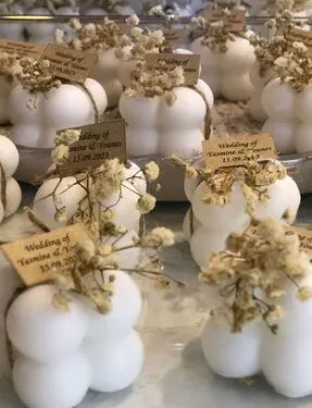 Özel Gün Hediyelik Bubble Mum (20 Adet )