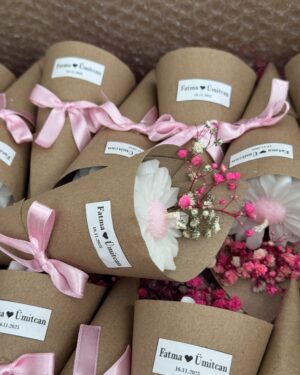 img_1722 Külahta Papatya Mum Nişan Düğün Doğum Günü Tüm Özel Günleriniz İçin Hediyelik 20 ‘Li Set