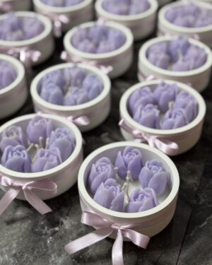 img_2005 Lale Mum Tabağı Özel Kutusunda 20 Adet